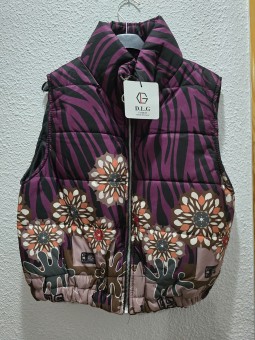 Chaleco fucsia de mujer