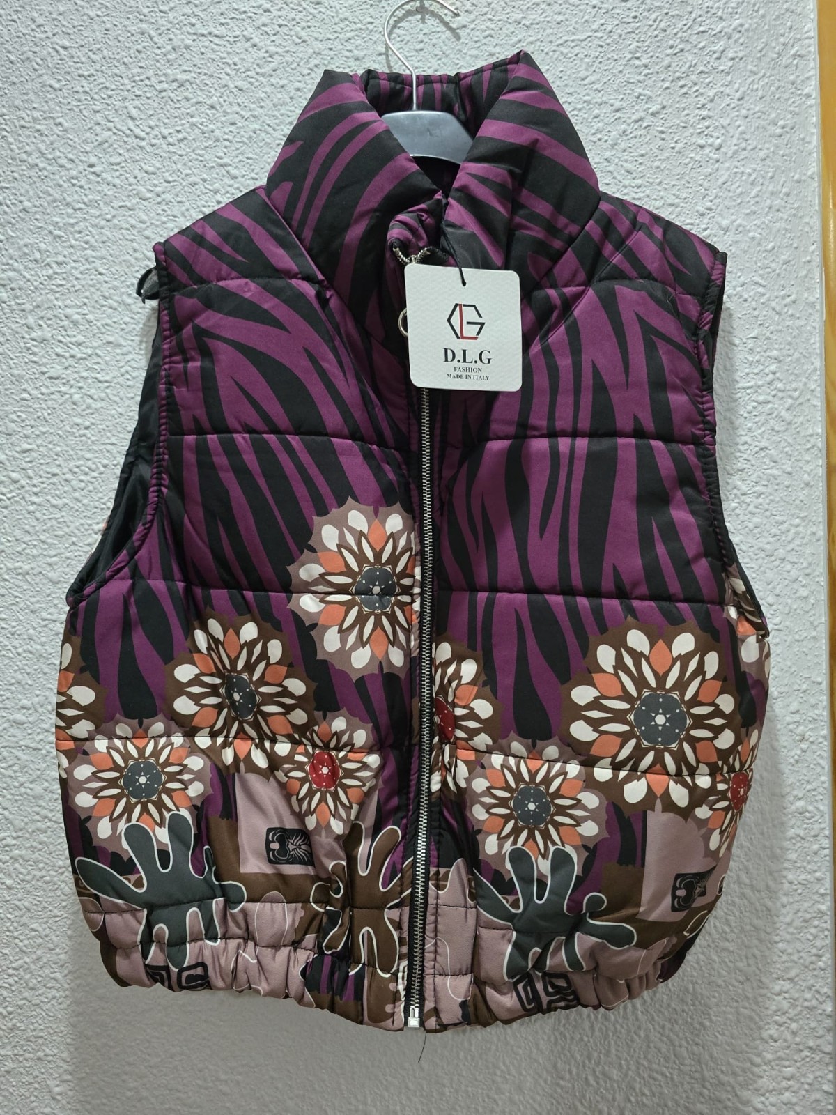 Chaleco fucsia de mujer