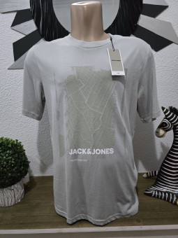 Camiseta Jack & Jones gris